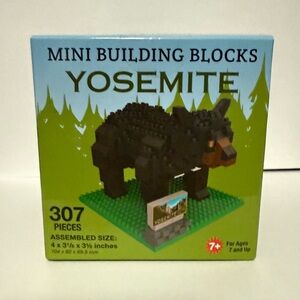 Mini Blocks National Parks Yosemite Bear 307 piece Set NEW IN BOX